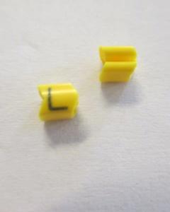 Cable noticeable clip 02-3 yellow/black L   diameter 1.3-3.0